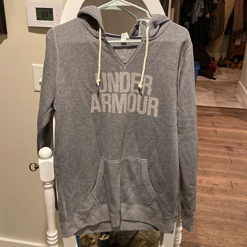Under Armour grey hoodie. Women size M.